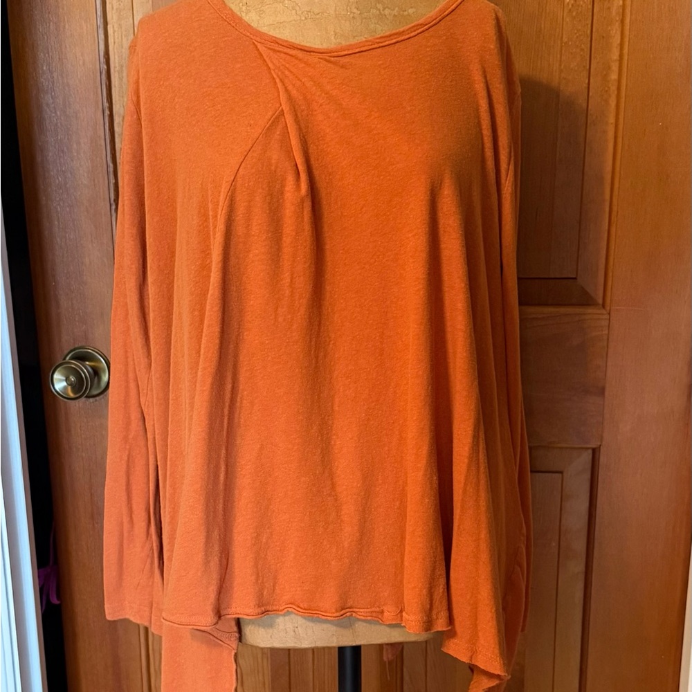 Easel Women's Orange Tunic Top
